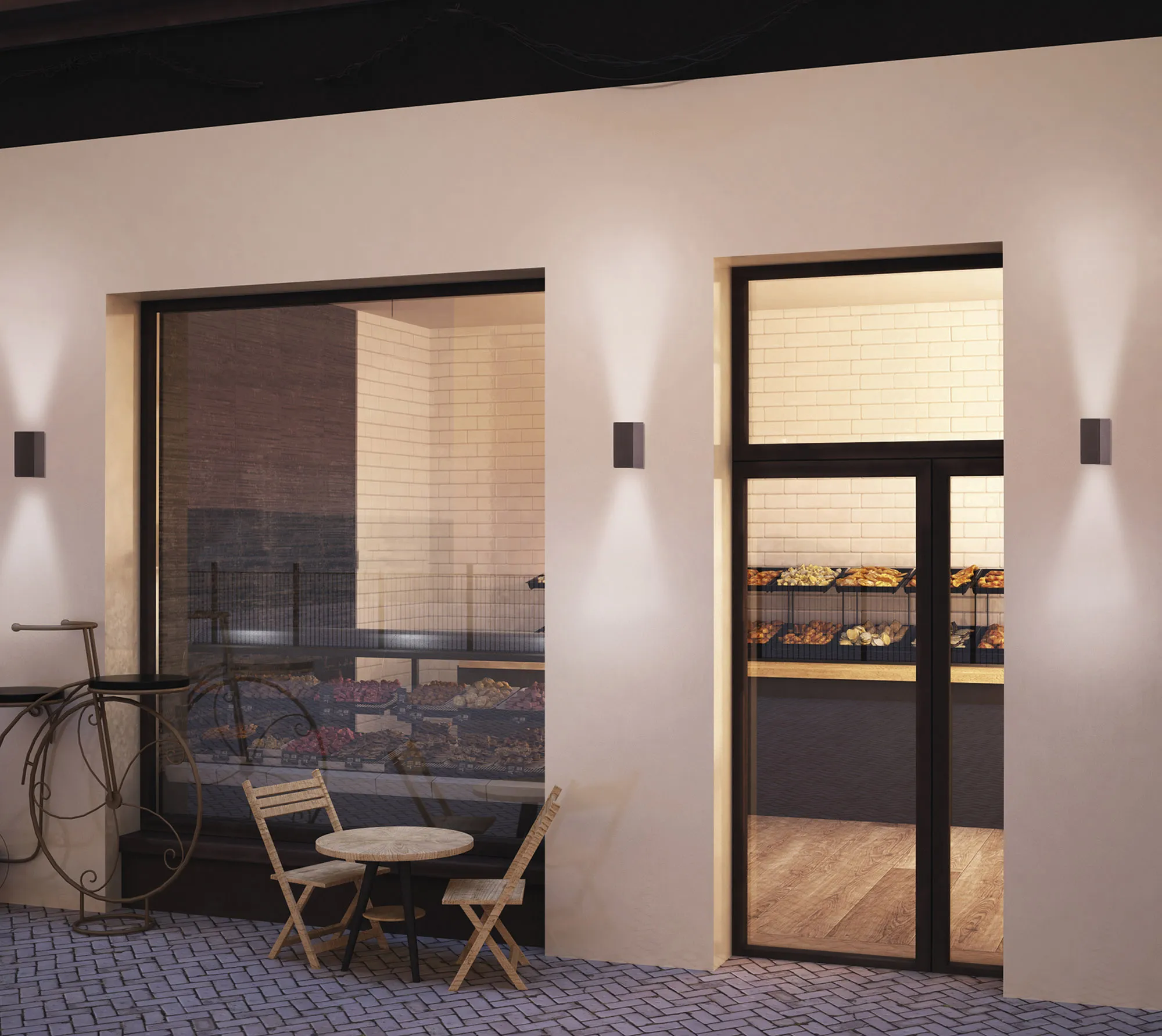 Kandanchu Exterior Lights Mantra Fusion Directional Wall Lights